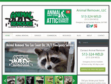 Tablet Screenshot of animalremover.com